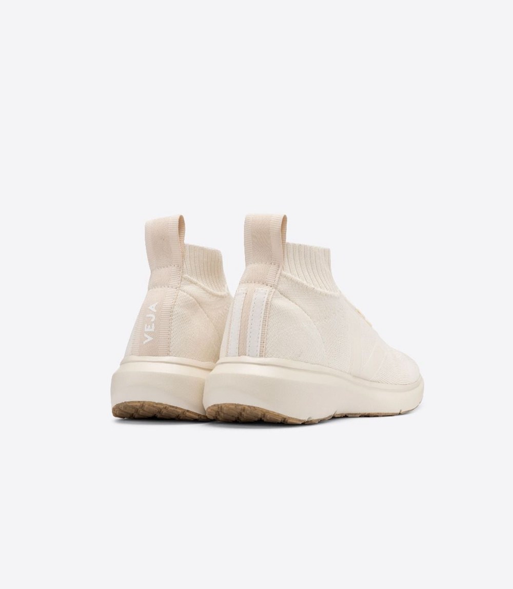 Veja Sneakers Barbati - V-Knit X Rick Owens Mid - Albi - 6123407-FJ